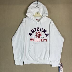 Ultimate Arizona Hoodie Mens S White NCAA Arizona Wildcats Vintage Pullover